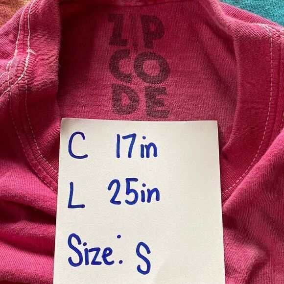 The Rolling Stones North America 2015 Zip Code Tour T-Shirt Size S - Picture 6 of 6